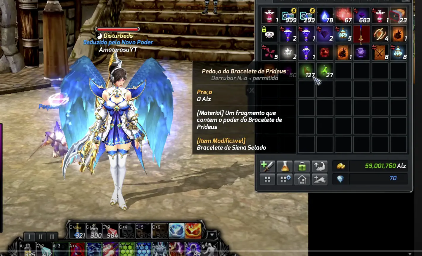 Craft de Braceletes em Cabal Online
