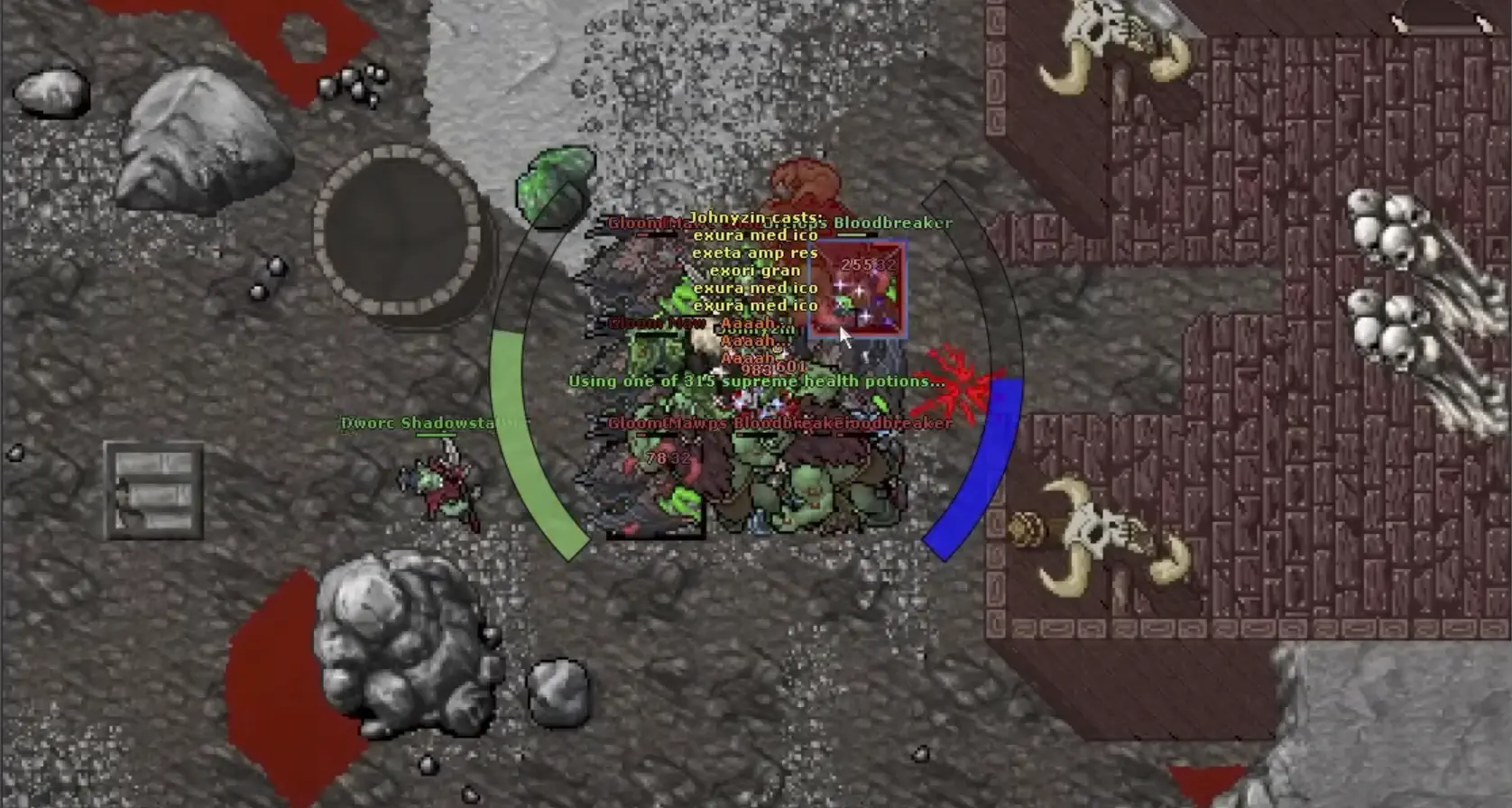 Depths of Nork Ferato representa o dilema moderno do Tibia