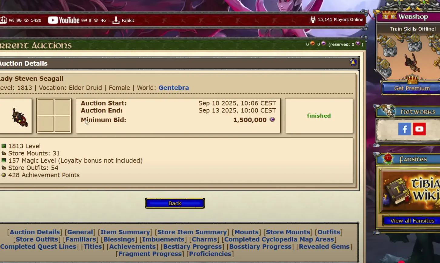 Novos Servidores Tibia