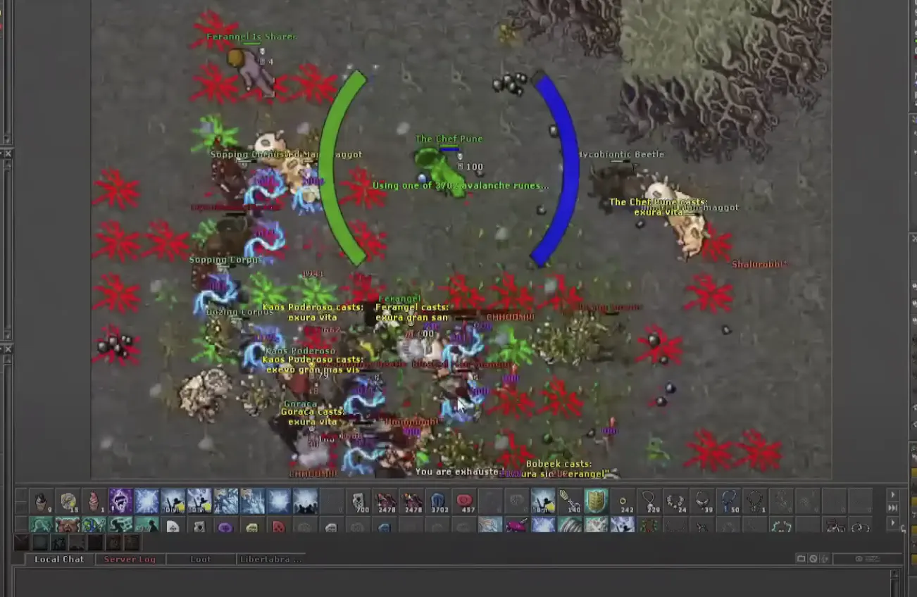 Opacidade de Magias no Tibia