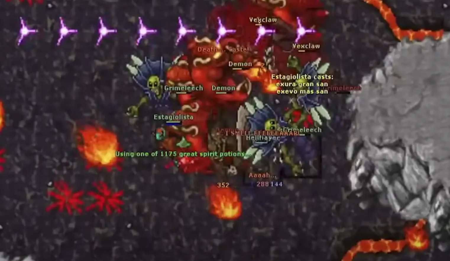 Paladino tentando caçar sem Diamond Arrow
