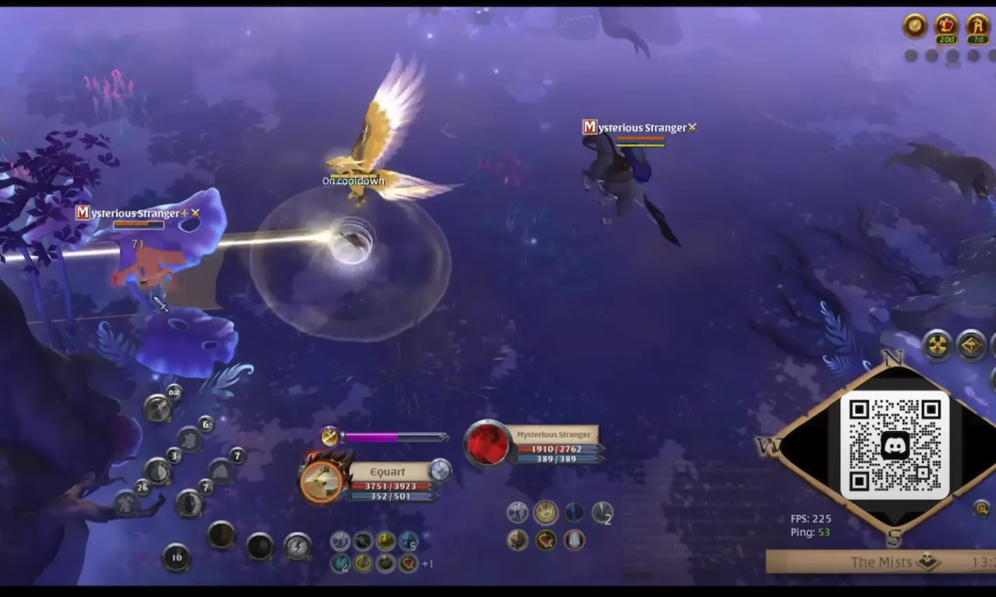 Phoenix Light Crossbow dominando o PvP