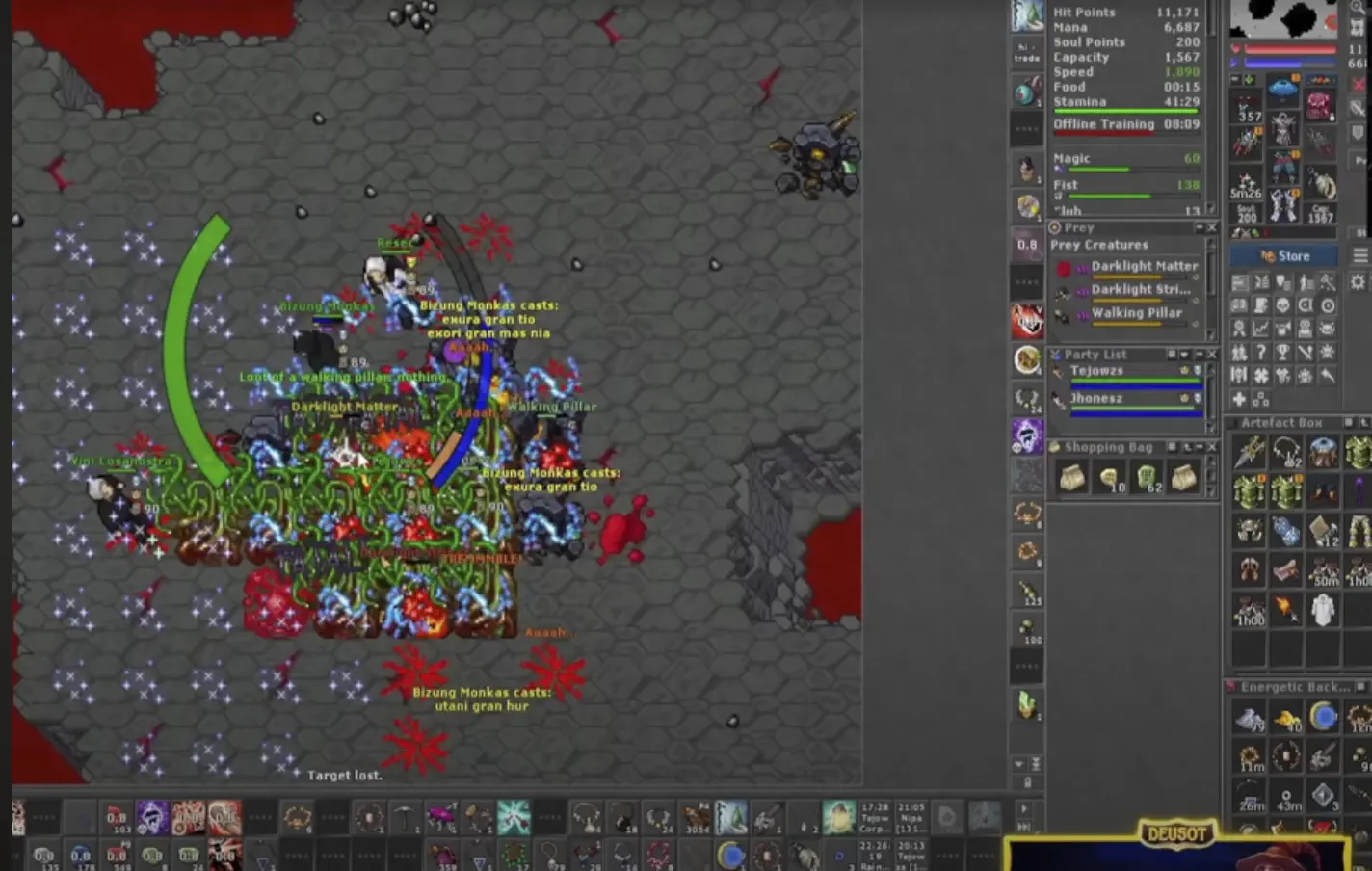 Primeiro Monk nível 1000 em Tibia