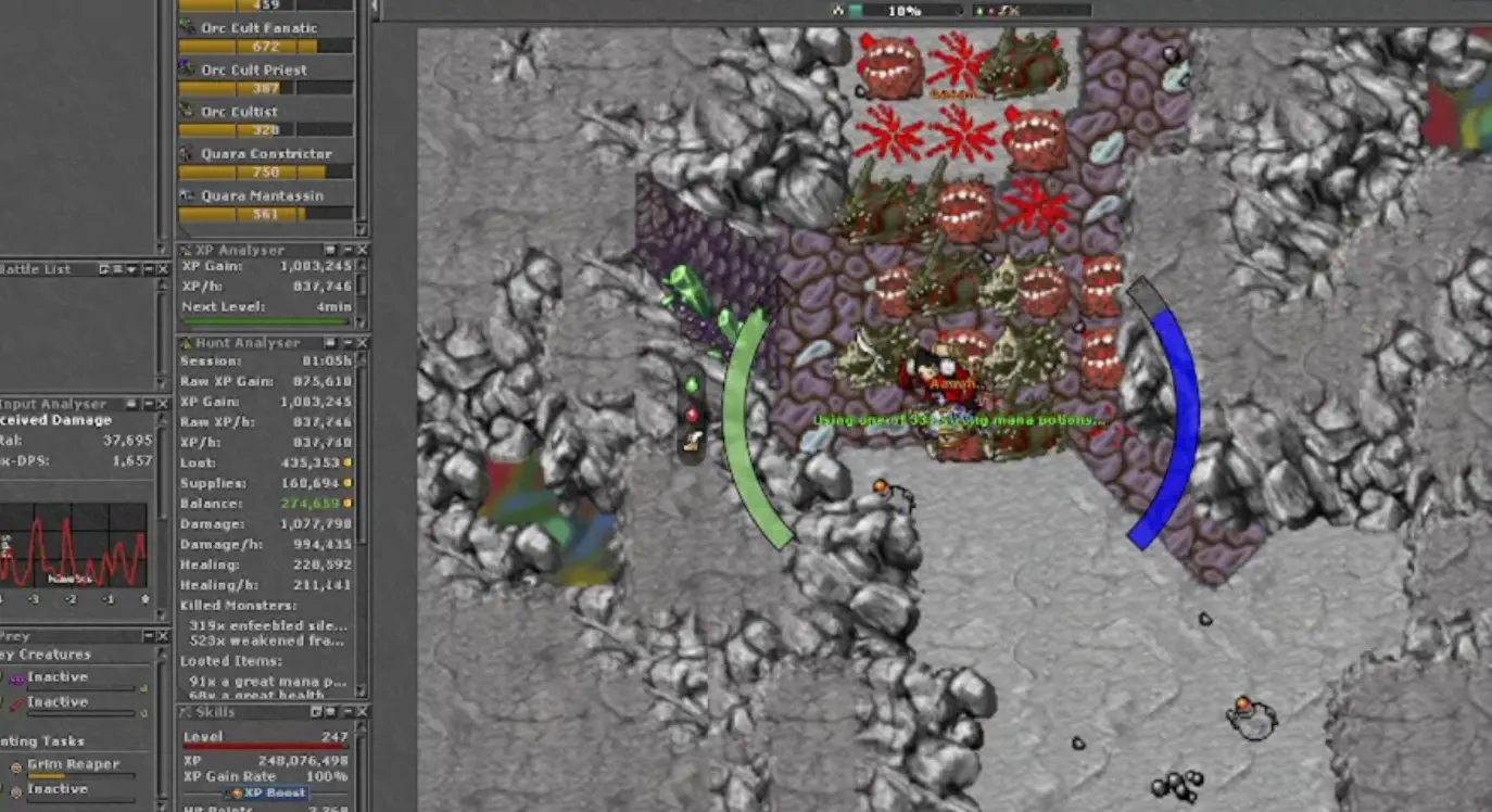 Stone Tibia Idle com RMT