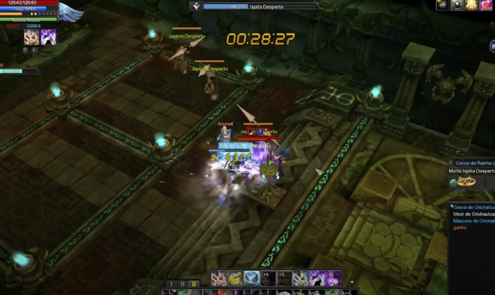 Duelista base em combate