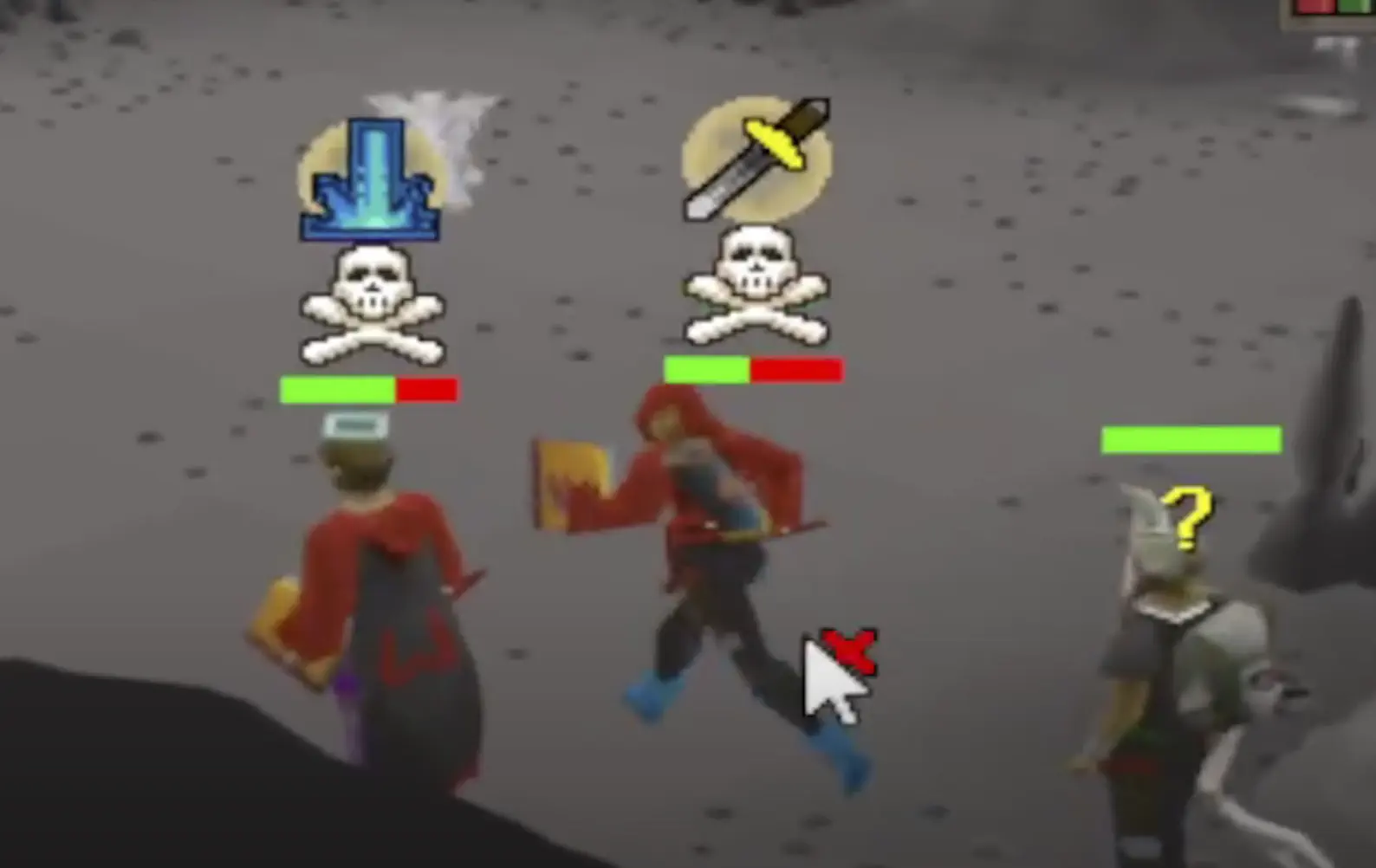 Volatile Nightmare Staff em ação